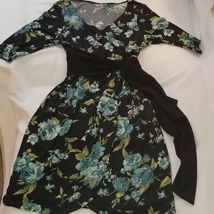 Kiyonna - Harlow Faux Wrap Dress - Size 1 (14/16)